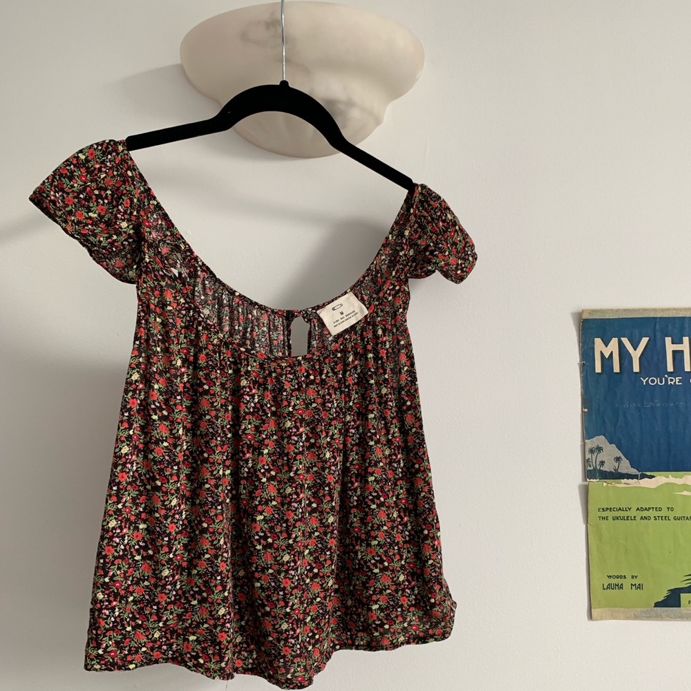 Babydoll floral top